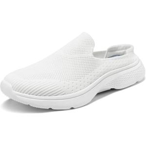 image:imageDREAM PAIRS Mules for Women Shoes Slip on Sneakers Knit Flats Lightweight Breathable Comfortable Walking ShoesWhite