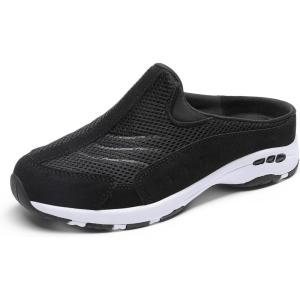image:imageDREAM PAIRS Mules for Women Sneakers Slip on Shoes for Women Walking ShoesBlack