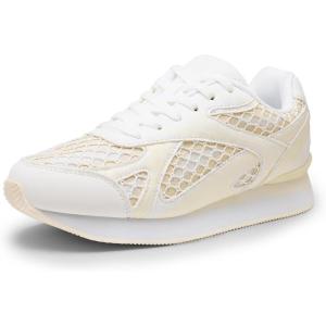 image:imageDREAM PAIRS Women Fashion Sneakers Walking Comfortable Breathable Stylish Lightweight Retro Classisc Casual Lace Up Sportstyle SneakerWhite