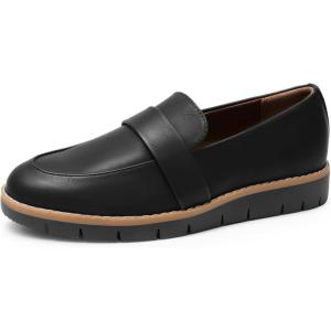 image:imageDREAM PAIRS Womens Loafers SlipOn Business Casual Work ShoesBlackpu