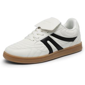 image:imageDREAM PAIRS Womens Tennis Sneakers Walking Casual LaceUp Footwear Comfortable Trendy FoldOver Design Fashion Sneakers ShoesWhite