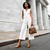 image:imageDREAM PAIRS ANNEE Pointed Toe Low Chunky Heels Pump ShoesNudePu
