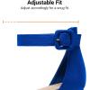 image:imageDREAM PAIRS ANNEE Pointed Toe Low Chunky Heels Pump ShoesRoyalBlue