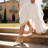 image:imageDREAM PAIRS ANNEE Pointed Toe Low Chunky Heels Pump ShoesWhitePu
