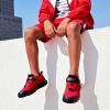 image:imageDREAM PAIRS Boys Girls Shoes Kids Tennis Sneakers Athletic Running Walking School Gym Lightweight Footwear for LittleBig KidRedBlack