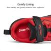 image:imageDREAM PAIRS Boys Girls Shoes Kids Tennis Sneakers Athletic Running Walking School Gym Lightweight Footwear for LittleBig KidRedBlack