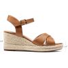 image:imageDREAM PAIRS Espadrille Dressy Wedge Sandals Womens Platform Sandals Casual Summer Comfortable High Heeled Wedges with Adjustable BuckleCamel