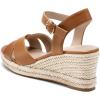 image:imageDREAM PAIRS Espadrille Dressy Wedge Sandals Womens Platform Sandals Casual Summer Comfortable High Heeled Wedges with Adjustable BuckleCamel