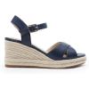 image:imageDREAM PAIRS Espadrille Dressy Wedge Sandals Womens Platform Sandals Casual Summer Comfortable High Heeled Wedges with Adjustable BuckleNavypu