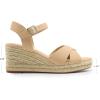 image:imageDREAM PAIRS Espadrille Dressy Wedge Sandals Womens Platform Sandals Casual Summer Comfortable High Heeled Wedges with Adjustable BuckleNudenubuck