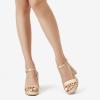 image:imageDREAM PAIRS Heels for Women Block Chunky Platform High Heels Open Toe Fashion Wedding Party Evening Prom Dance Ankle Strap Dress Pump Sandals ShoesGold