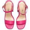 image:imageDREAM PAIRS Heels for Women Block Chunky Platform High Heels Open Toe Fashion Wedding Party Evening Prom Dance Ankle Strap Dress Pump Sandals ShoesHot Pink