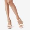 image:imageDREAM PAIRS Heels for Women Block Chunky Platform High Heels Open Toe Fashion Wedding Party Evening Prom Dance Ankle Strap Dress Pump Sandals ShoesNude