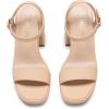 image:imageDREAM PAIRS Heels for Women Block Chunky Platform High Heels Open Toe Fashion Wedding Party Evening Prom Dance Ankle Strap Dress Pump Sandals ShoesNudenubuck