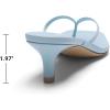 image:imageDREAM PAIRS Kitten Heels for Women Flip Flop Low Heels Square Open Toe Sandals Thong 197 Inch Heeled Sandals for Summer VocationLight Blue