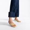 image:imageDREAM PAIRS Kitten Heels for Women Flip Flop Low Heels Square Open Toe Sandals Thong 197 Inch Heeled Sandals for Summer VocationYellow