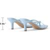 image:imageDREAM PAIRS Kitten Heels for Women Flip Flops Slip on Low Heels Open Square Toe Thong Heeled Strappy Sandals Slides Comfortable Dress ShoesLight Blue