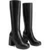 image:imageDREAM PAIRS Knee High Boots for Women Platform Square Toe Chunky Block Heeled Stylish Comfortable Tall Boots with Side ZipperBlack