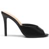 image:imageDREAM PAIRS Mule Heels for Women High Heels Stiletto Open Round Peep Toe Mules Sandals Slip on Dress Shoes Sexy Heeled for Party Dressy Prom WeddingBlackpu
