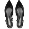 image:imageDREAM PAIRS Slingback Flats for Women PointedToe Elegant Womens Ballet Flats with Buckle Strap Classic Low Heel Dress Shoes for Casual Work Office PartyAll Blackpu