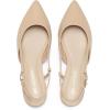 image:imageDREAM PAIRS Slingback Flats for Women PointedToe Elegant Womens Ballet Flats with Buckle Strap Classic Low Heel Dress Shoes for Casual Work Office PartyNudepu