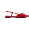image:imageDREAM PAIRS Slingback Flats for Women PointedToe Elegant Womens Ballet Flats with Buckle Strap Classic Low Heel Dress Shoes for Casual Work Office PartyRed