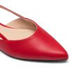 image:imageDREAM PAIRS Slingback Flats for Women PointedToe Elegant Womens Ballet Flats with Buckle Strap Classic Low Heel Dress Shoes for Casual Work Office PartyRed