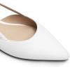 image:imageDREAM PAIRS Slingback Flats for Women PointedToe Elegant Womens Ballet Flats with Buckle Strap Classic Low Heel Dress Shoes for Casual Work Office PartyWhitepu