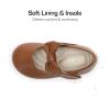 image:imageDREAM PAIRS Toddler Flower Girl Dress Shoes Little Girls Mary Janes Ballet Flats Ballerina Shoes Wedding PartyBrown