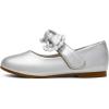 image:imageDREAM PAIRS Toddler Flower Girl Dress Shoes Little Girls Mary Janes Ballet Flats Ballerina Shoes Wedding PartySliver