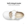 image:imageDREAM PAIRS Toddler Flower Girl Dress Shoes Little Girls Mary Janes Ballet Flats Ballerina Shoes Wedding PartyWhitePu