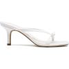 image:imageDREAM PAIRS Womens Bow Heels  Kitten Heel Mule Sandals Square Toe Strappy Slip On Dress Heels Elegant Bridal Wedding Party Formal Shoes for Special OccasionsWhite