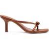 image:imageDREAM PAIRS Womens Bow Heels  Kitten Heel Mule Sandals Square Toe Strappy Slip On Dress Heels Elegant Bridal Wedding Party Formal Shoes for Special OccasionsBrown