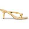 image:imageDREAM PAIRS Womens Bow Heels  Kitten Heel Mule Sandals Square Toe Strappy Slip On Dress Heels Elegant Bridal Wedding Party Formal Shoes for Special OccasionsGold