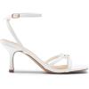 image:imageDREAM PAIRS Womens Bow Heels Kitten Heels for Women Square Toe Strappy Heeled Sandals Elegant Wedding amp Bridal Bownots Sandals for Formal amp Special OccasionsWhite
