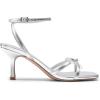 image:imageDREAM PAIRS Womens Bow Heels Kitten Heels for Women Square Toe Strappy Heeled Sandals Elegant Wedding amp Bridal Bownots Sandals for Formal amp Special OccasionsSilver
