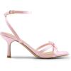 image:imageDREAM PAIRS Womens Bow Heels Kitten Heels for Women Square Toe Strappy Heeled Sandals Elegant Wedding amp Bridal Bownots Sandals for Formal amp Special OccasionsPink