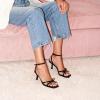 image:imageDREAM PAIRS Womens Bow Heels Kitten Heels for Women Square Toe Strappy Heeled Sandals Elegant Wedding amp Bridal Bownots Sandals for Formal amp Special OccasionsBlack