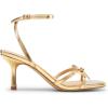 image:imageDREAM PAIRS Womens Bow Heels Kitten Heels for Women Square Toe Strappy Heeled Sandals Elegant Wedding amp Bridal Bownots Sandals for Formal amp Special OccasionsGold