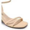 image:imageDREAM PAIRS Womens Chunky Strappy Heels Square Open Toe Ankle Buckle Low Heels Sandals for Daily Wedding Party DressNude