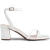 image:imageDREAM PAIRS Womens Chunky Strappy Heels Square Open Toe Ankle Buckle Low Heels Sandals for Daily Wedding Party DressWhitepu