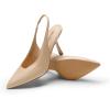 image:imageDREAM PAIRS Womens Heels Slingback Stiletto Pumps Shoes Pointed Closed Toe Kitten Heels Dress Bridal Elegant Wedding Sexy PartyNudepu
