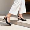 image:imageDREAM PAIRS Womens Kitten Heels Slingback Closed Pointed Toe Low Pumps Shoes Women Party Wedding Sexy Casual Dress ShoesBlack