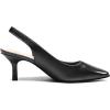 image:imageDREAM PAIRS Womens Kitten Heels Slingback Closed Pointed Toe Low Pumps Shoes Women Party Wedding Sexy Casual Dress ShoesBlack