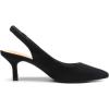 image:imageDREAM PAIRS Womens Kitten Heels Slingback Closed Pointed Toe Low Pumps Shoes Women Party Wedding Sexy Casual Dress ShoesBlacksuede1