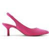 image:imageDREAM PAIRS Womens Kitten Heels Slingback Closed Pointed Toe Low Pumps Shoes Women Party Wedding Sexy Casual Dress ShoesHot Pink