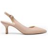 image:imageDREAM PAIRS Womens Kitten Heels Slingback Closed Pointed Toe Low Pumps Shoes Women Party Wedding Sexy Casual Dress ShoesNude
