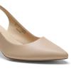 image:imageDREAM PAIRS Womens Kitten Heels Slingback Closed Pointed Toe Low Pumps Shoes Women Party Wedding Sexy Casual Dress ShoesNudepu