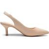 image:imageDREAM PAIRS Womens Kitten Heels Slingback Closed Pointed Toe Low Pumps Shoes Women Party Wedding Sexy Casual Dress ShoesNudepu