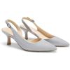 image:imageDREAM PAIRS Womens Kitten Heels Slingback Closed Pointed Toe Low Pumps Shoes Women Party Wedding Sexy Casual Dress ShoesSilverglitter